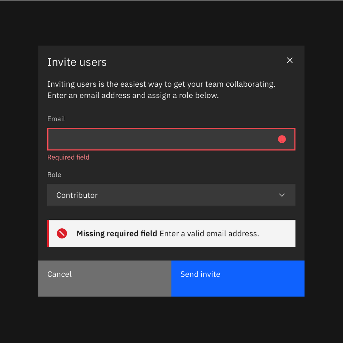 Validation example